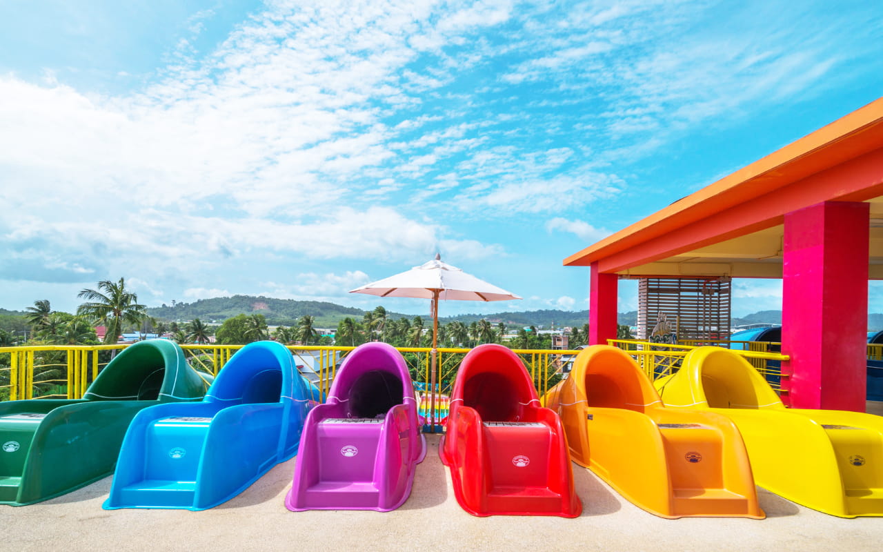 Phuket water park rides at Splash Jungle Water Park